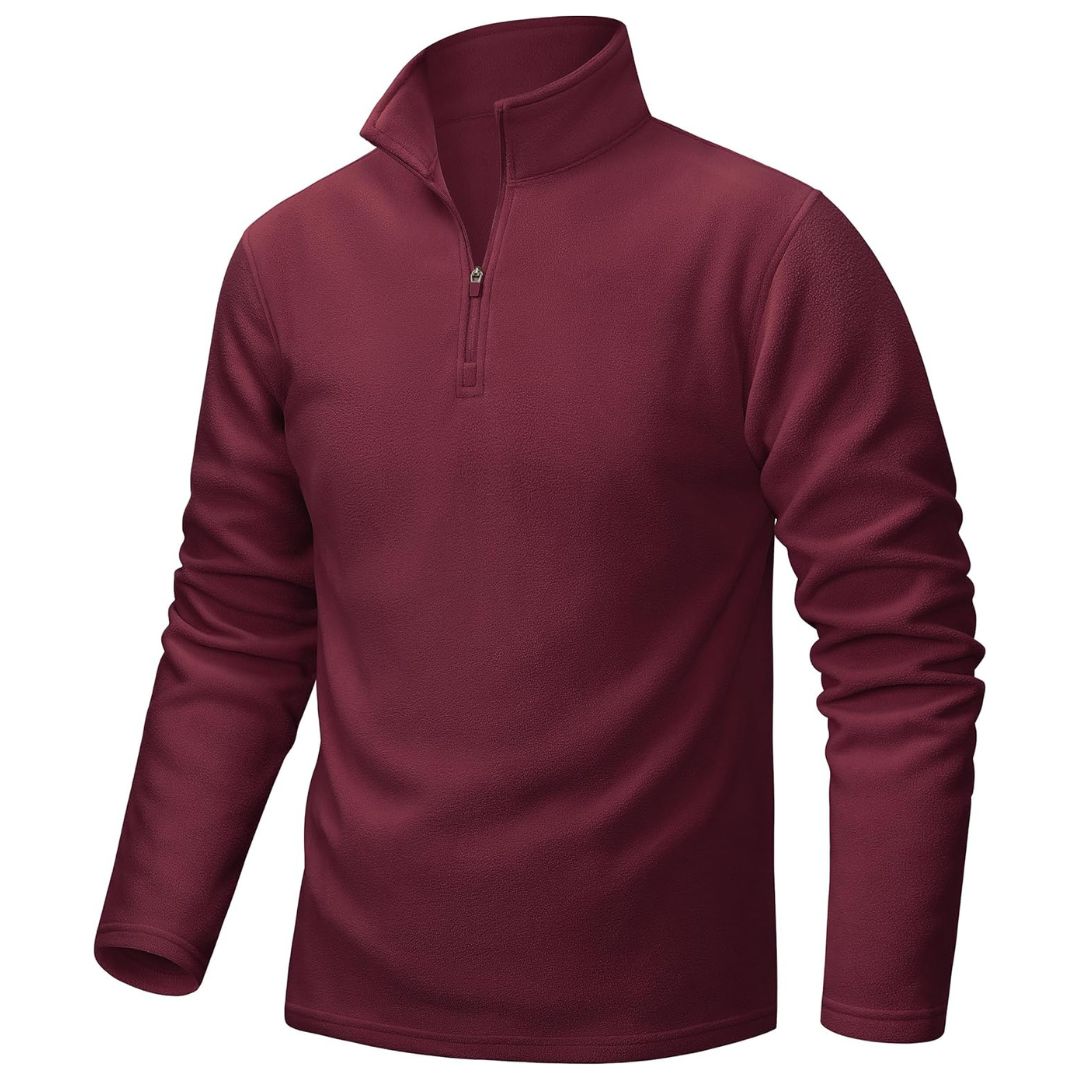 Men's Pullover Workout Fleece 1/4 Zip Uncw Vintage Sweatshirts