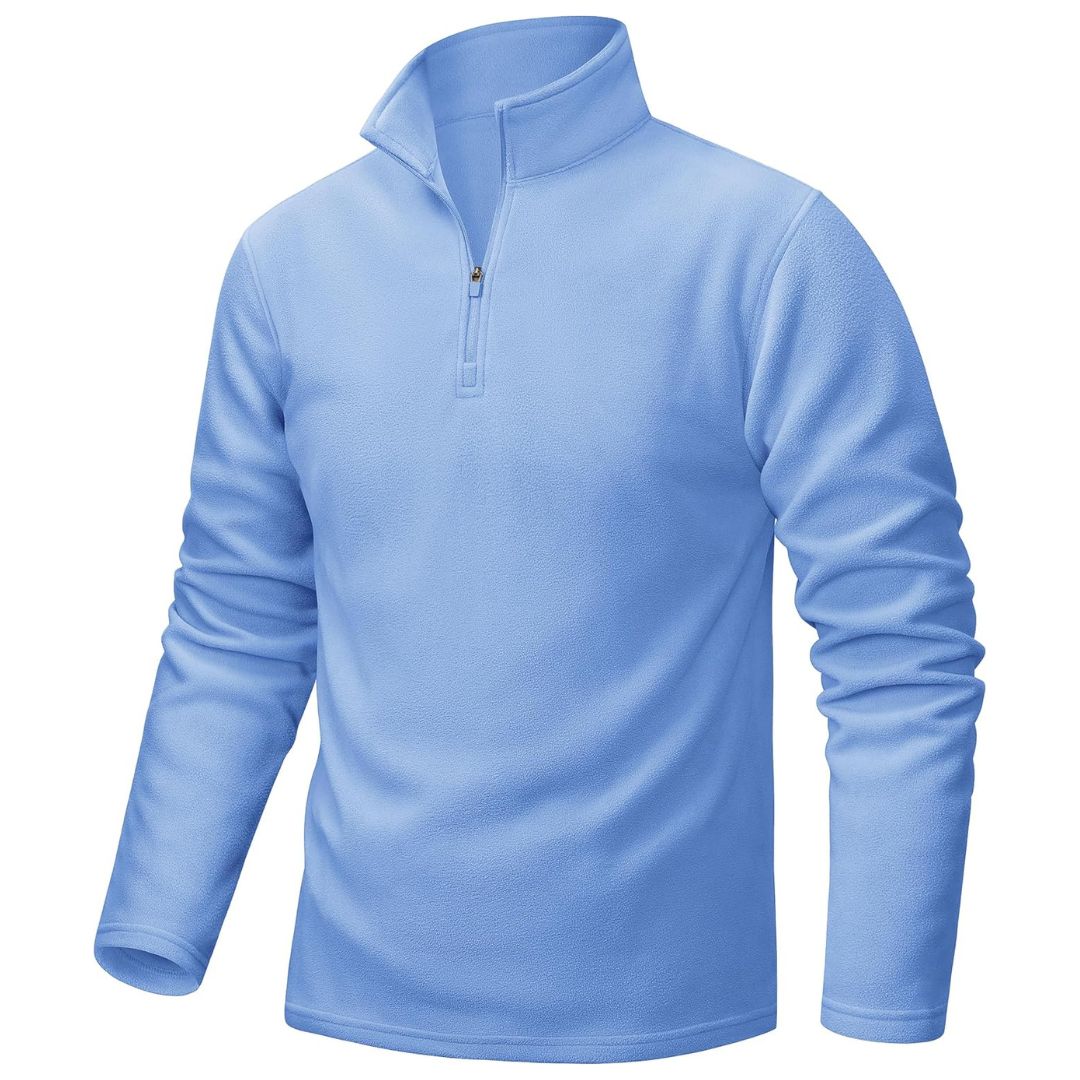 Men's Pullover Workout Fleece 1/4 Zip Uncw Vintage Sweatshirts