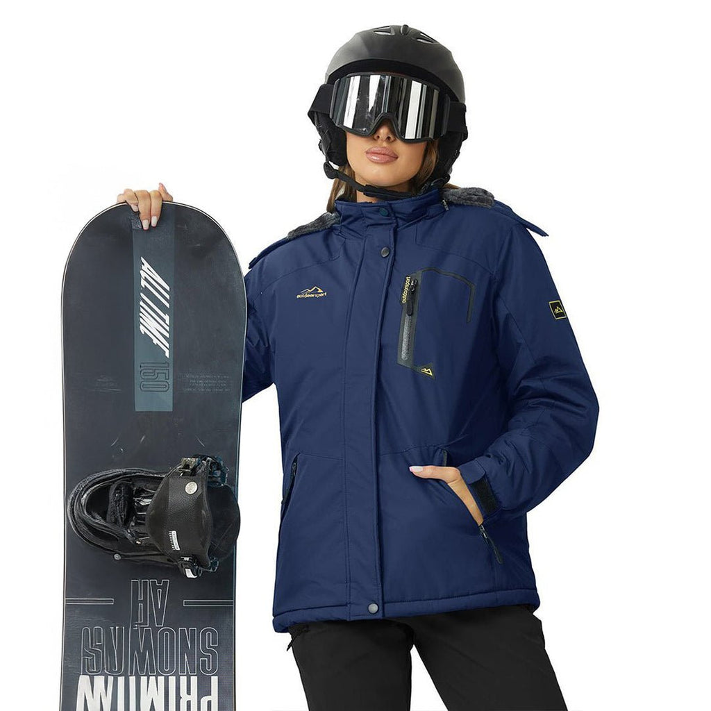 Insulated Fleece Lined Winter Hiking Jacket