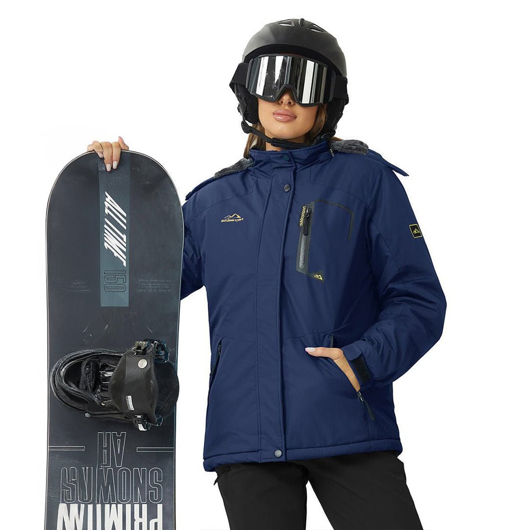 Insulated Fleece Lined Winter Hiking Jacket