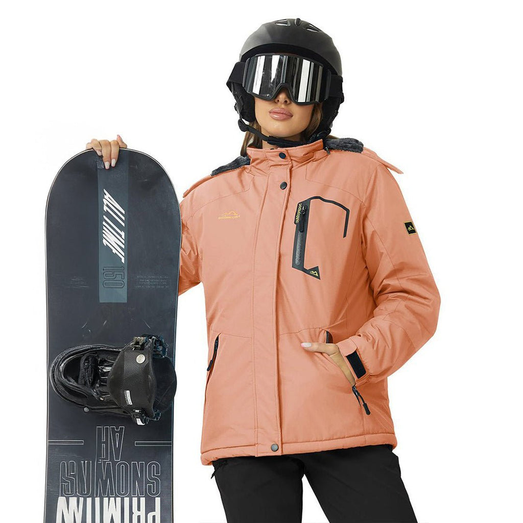 Insulated Fleece Lined Winter Hiking Jacket