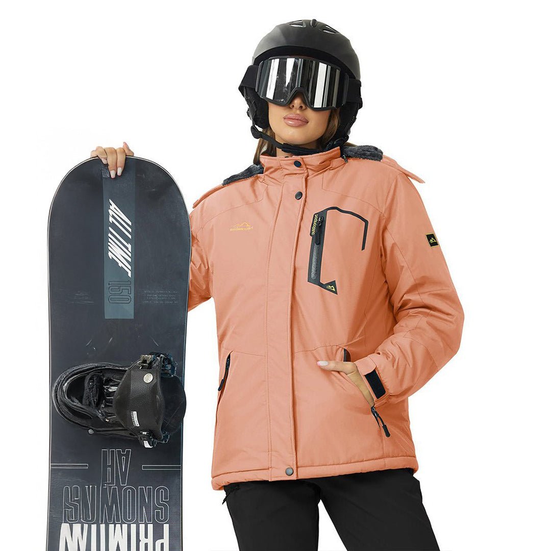 Insulated Fleece Lined Winter Hiking Jacket