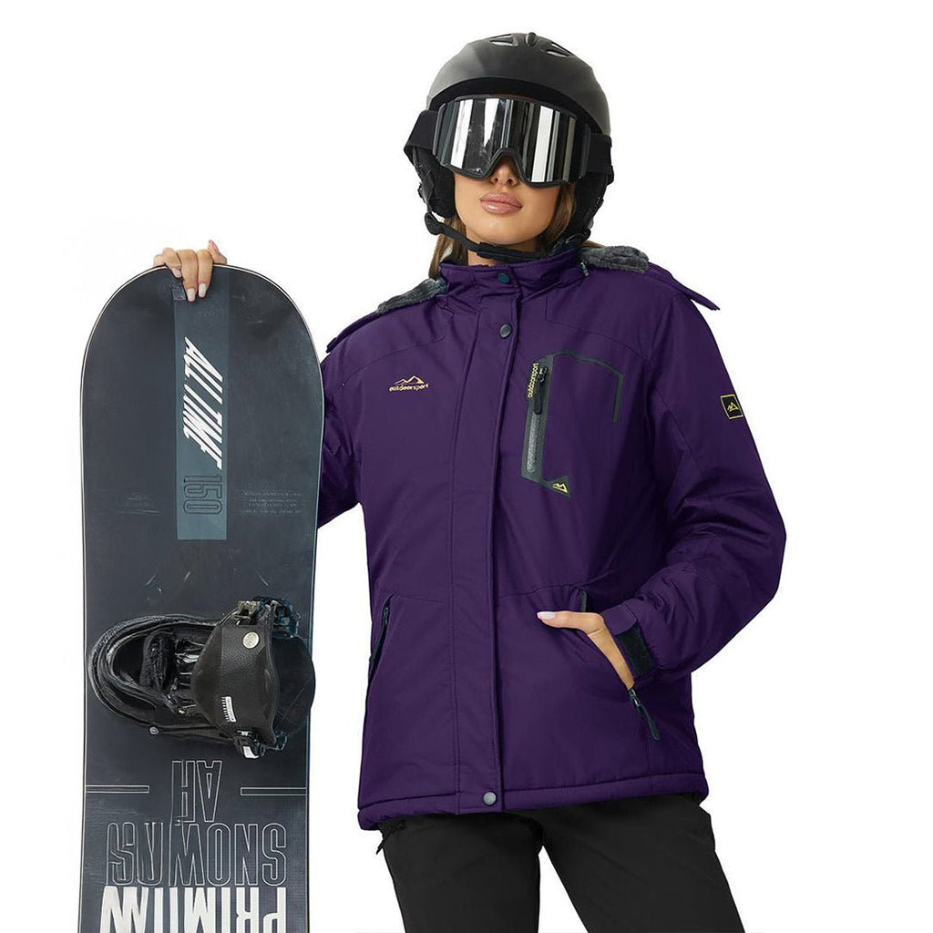 Insulated Fleece Lined Winter Hiking Jacket