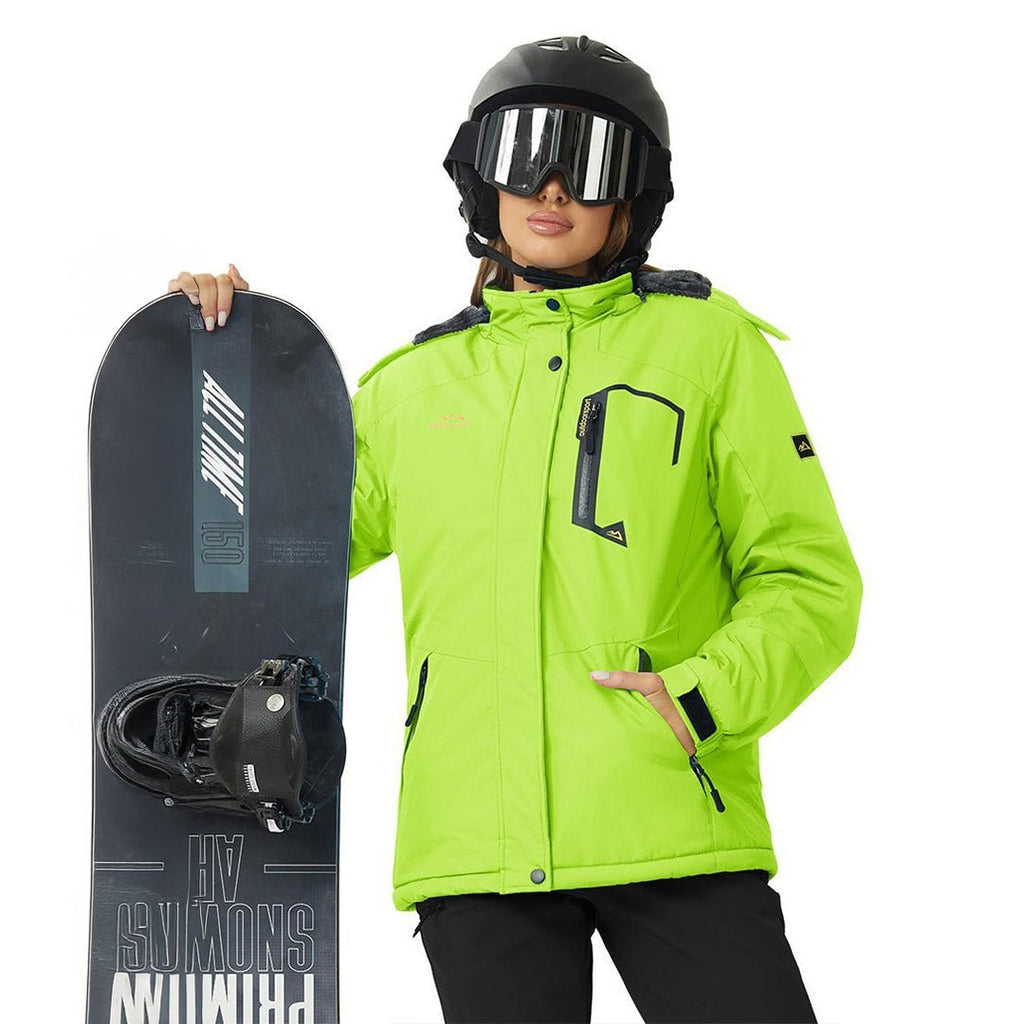 Insulated Fleece Lined Winter Hiking Jacket