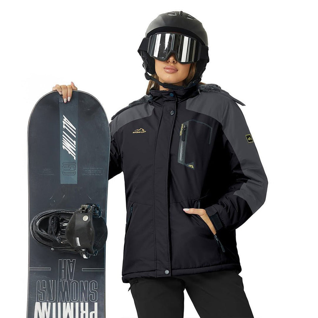 Insulated Fleece Lined Winter Hiking Jacket