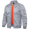 Mens Bomber Jacket Windbreaker Thermal Warm Winter Padded Coats