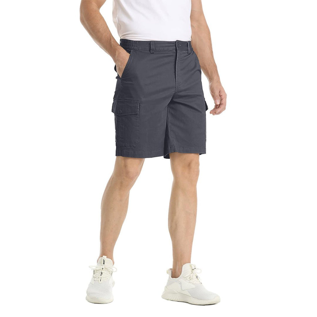 Mens Casual Cotton Cargo Shorts