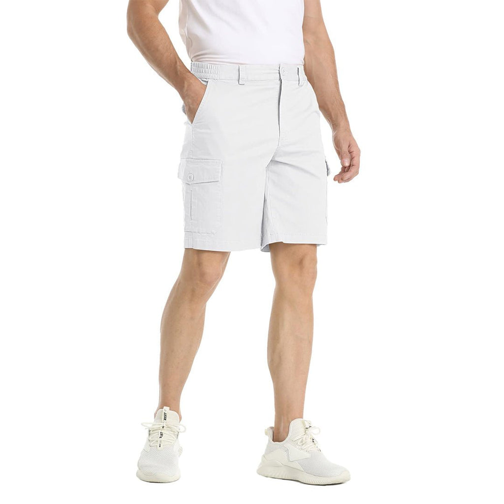 Mens Casual Cotton Cargo Shorts