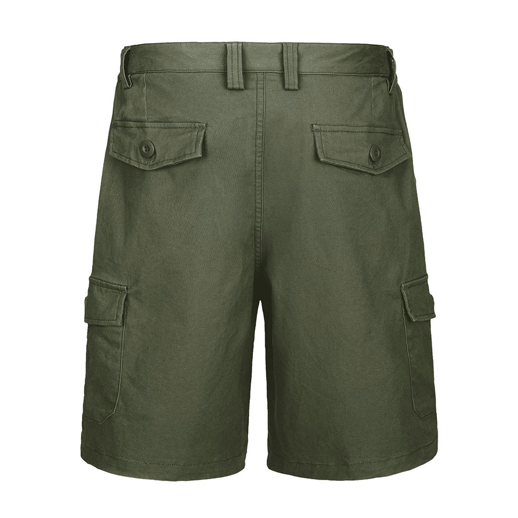 Mens Casual Cotton Cargo Shorts