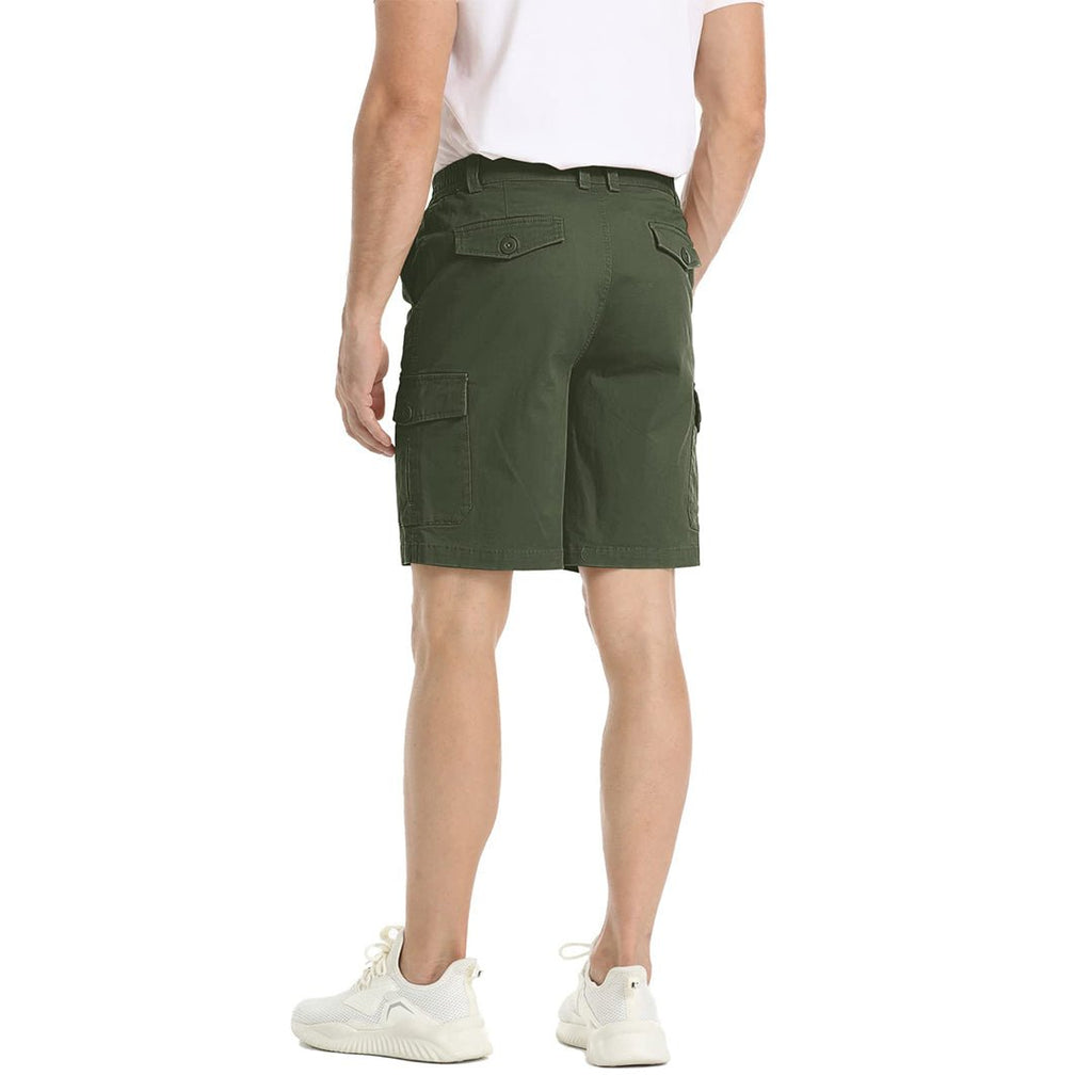 Mens Casual Cotton Cargo Shorts