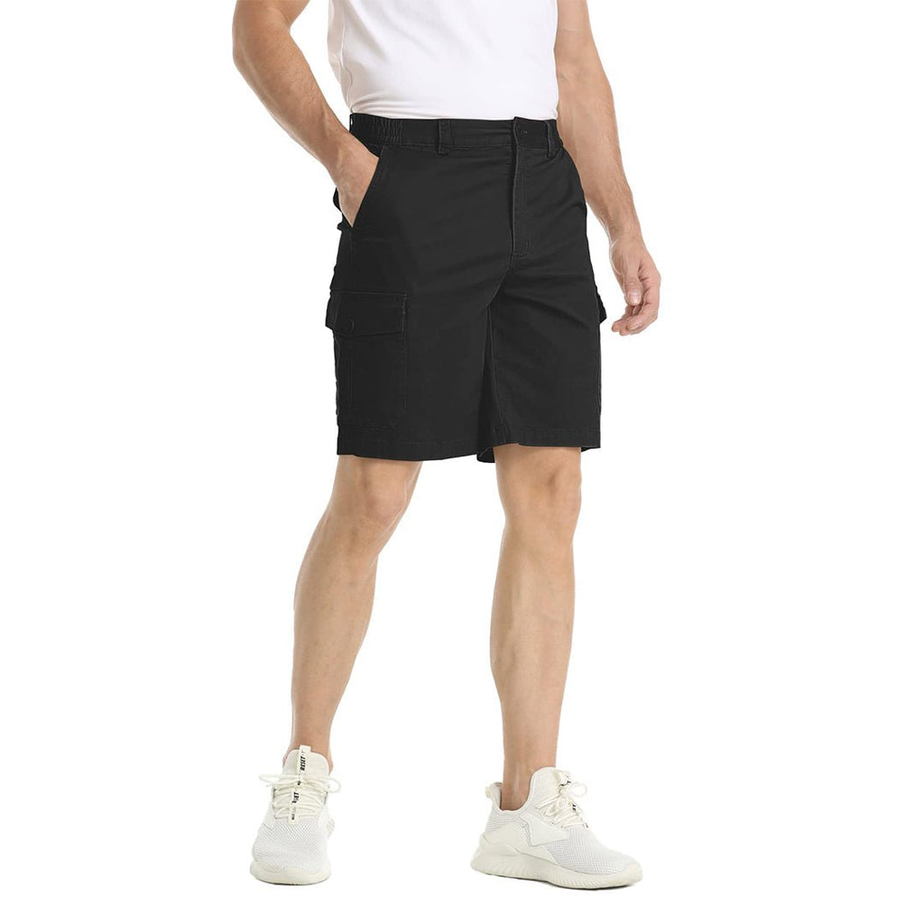 Mens Casual Cotton Cargo Shorts