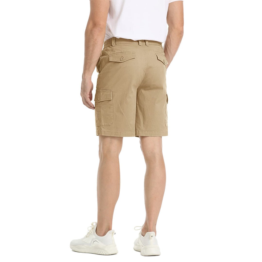 Mens Casual Cotton Cargo Shorts