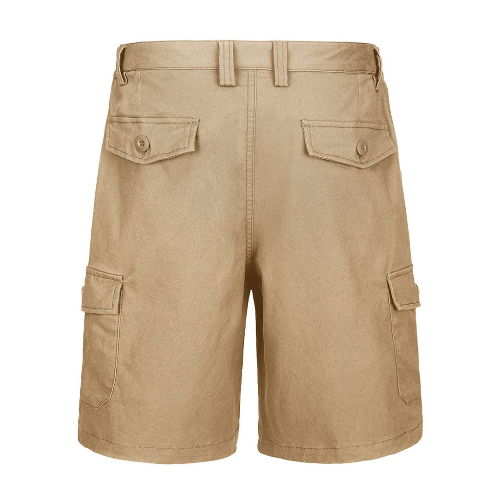 Mens Casual Cotton Cargo Shorts