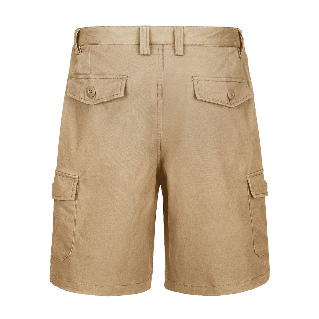 Mens Casual Cotton Cargo Shorts