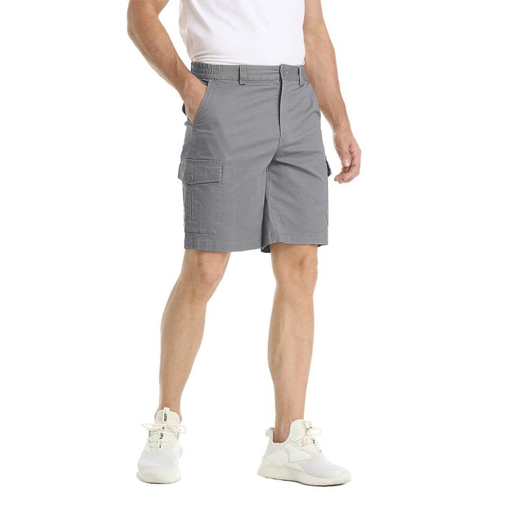 Mens Casual Cotton Cargo Shorts