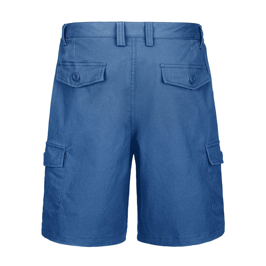 Mens Casual Cotton Cargo Shorts