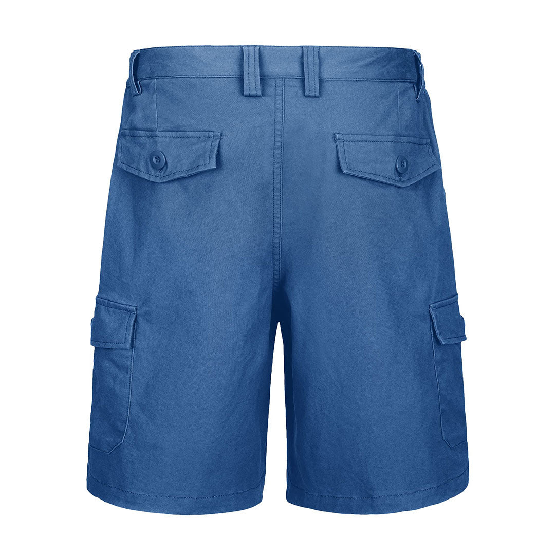Mens Casual Cotton Cargo Shorts
