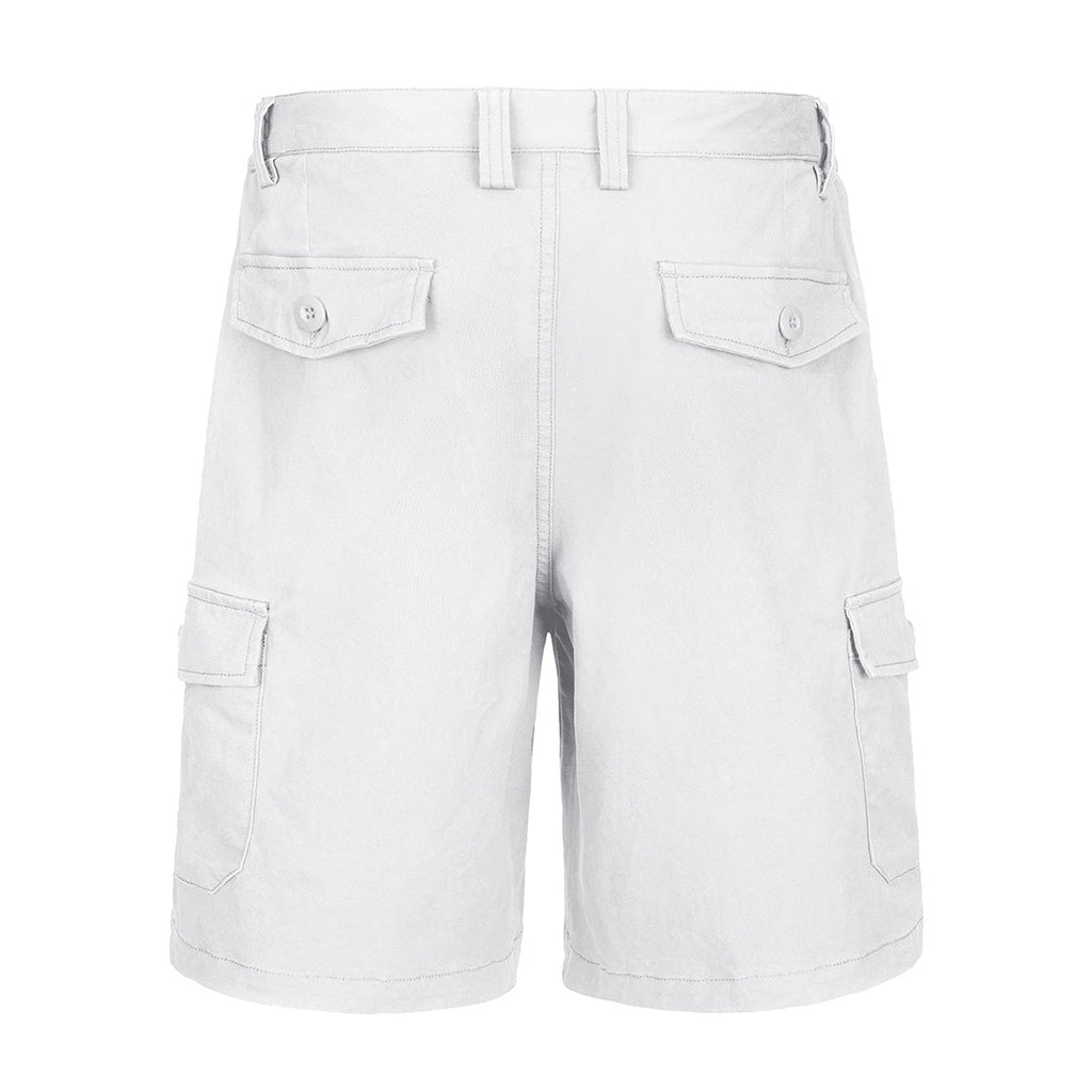 Mens Casual Cotton Cargo Shorts