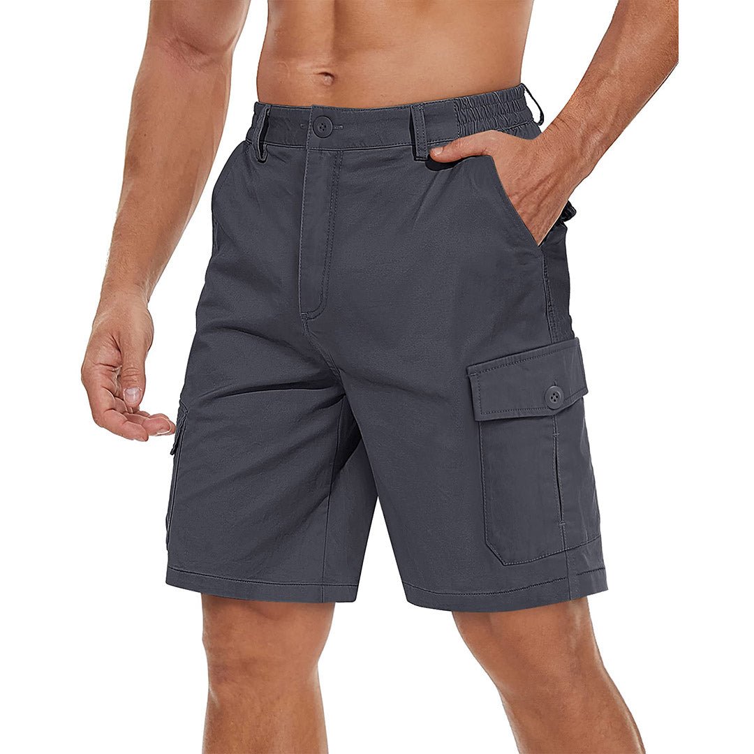 Mens Casual Cotton Cargo Shorts