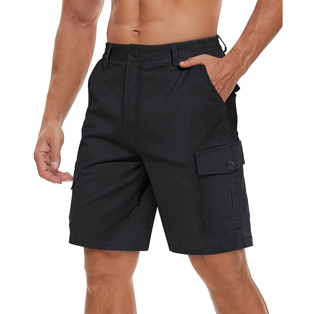 Mens Casual Cotton Cargo Shorts