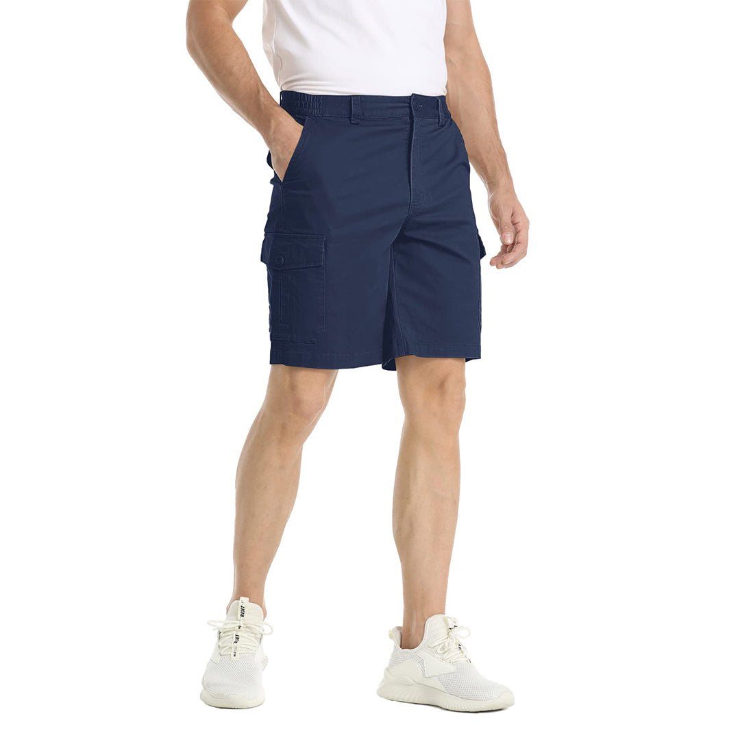 Mens Casual Cotton Cargo Shorts