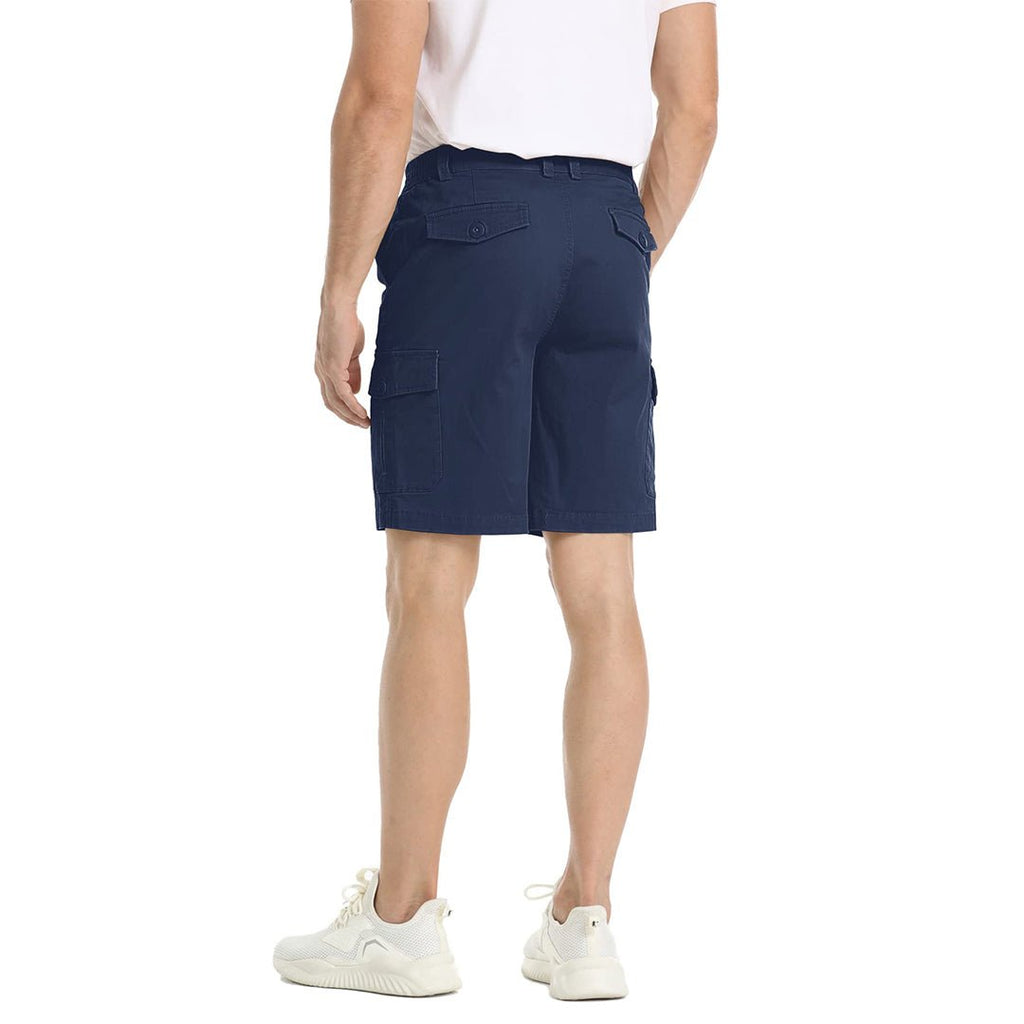 Mens Casual Cotton Cargo Shorts