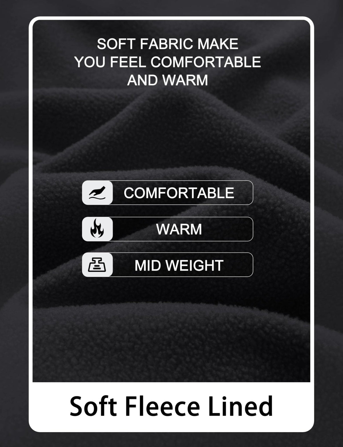 Men's Casual Fleece Lined Pullover Sweatshirts