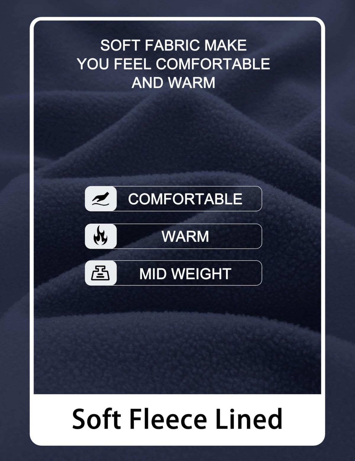 Men's Casual Fleece Lined Pullover Sweatshirts