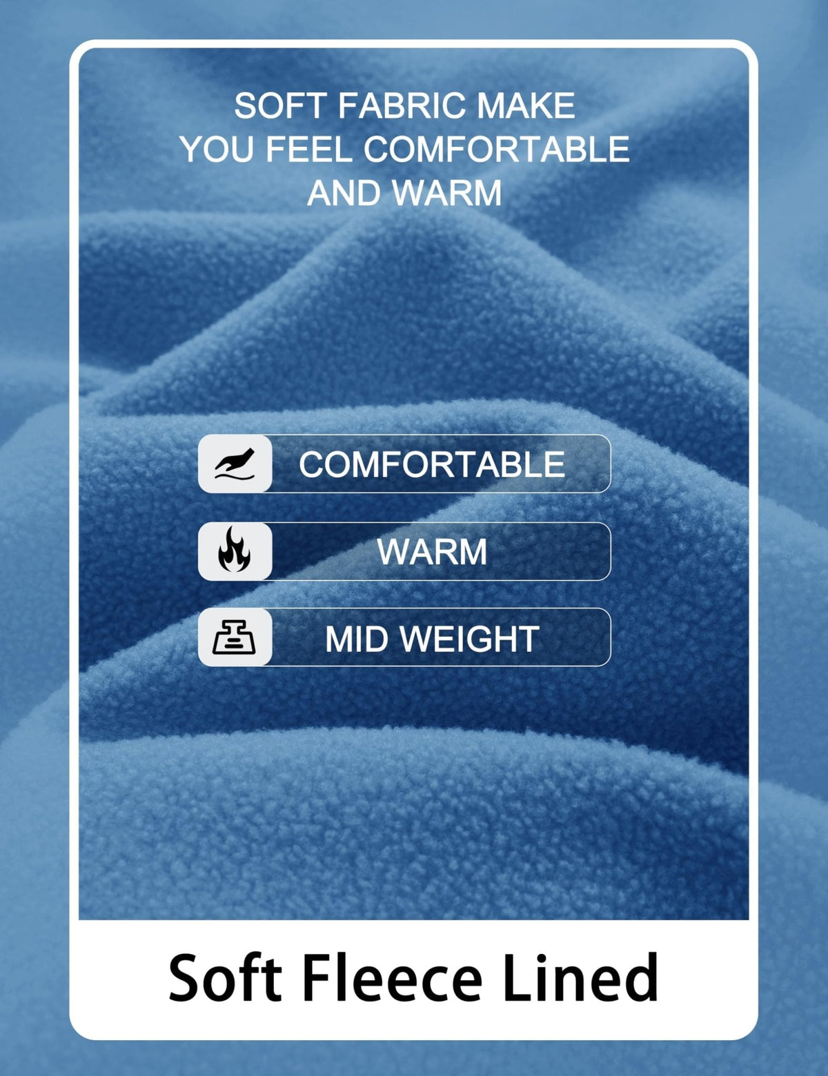 Men's Casual Fleece Lined Pullover Sweatshirts