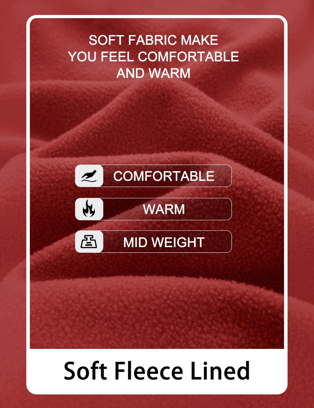 Men's Casual Fleece Lined Pullover Sweatshirts