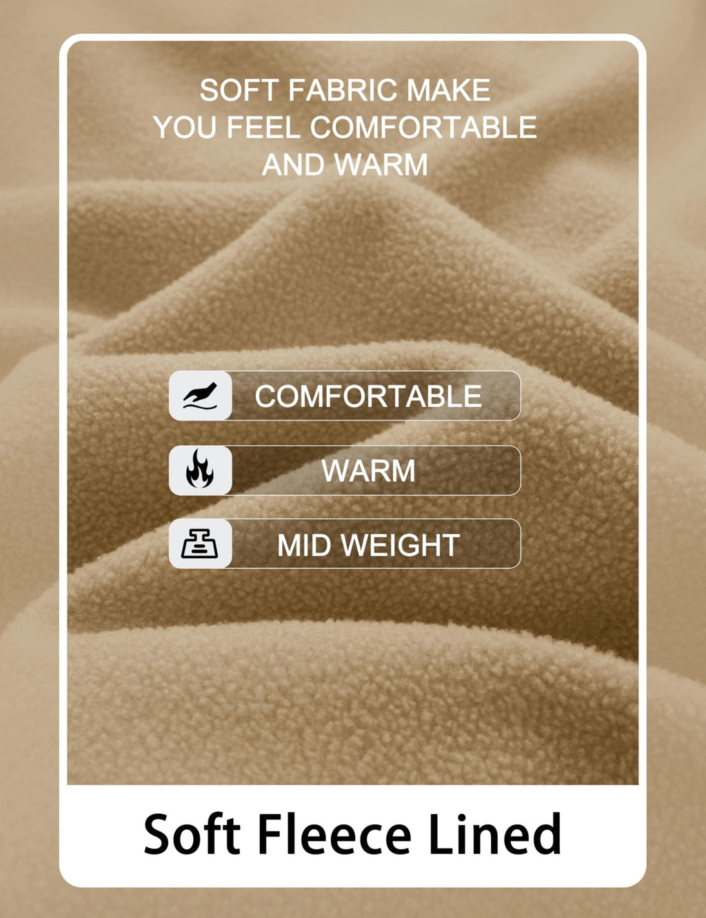 Men's Casual Fleece Lined Pullover Sweatshirts