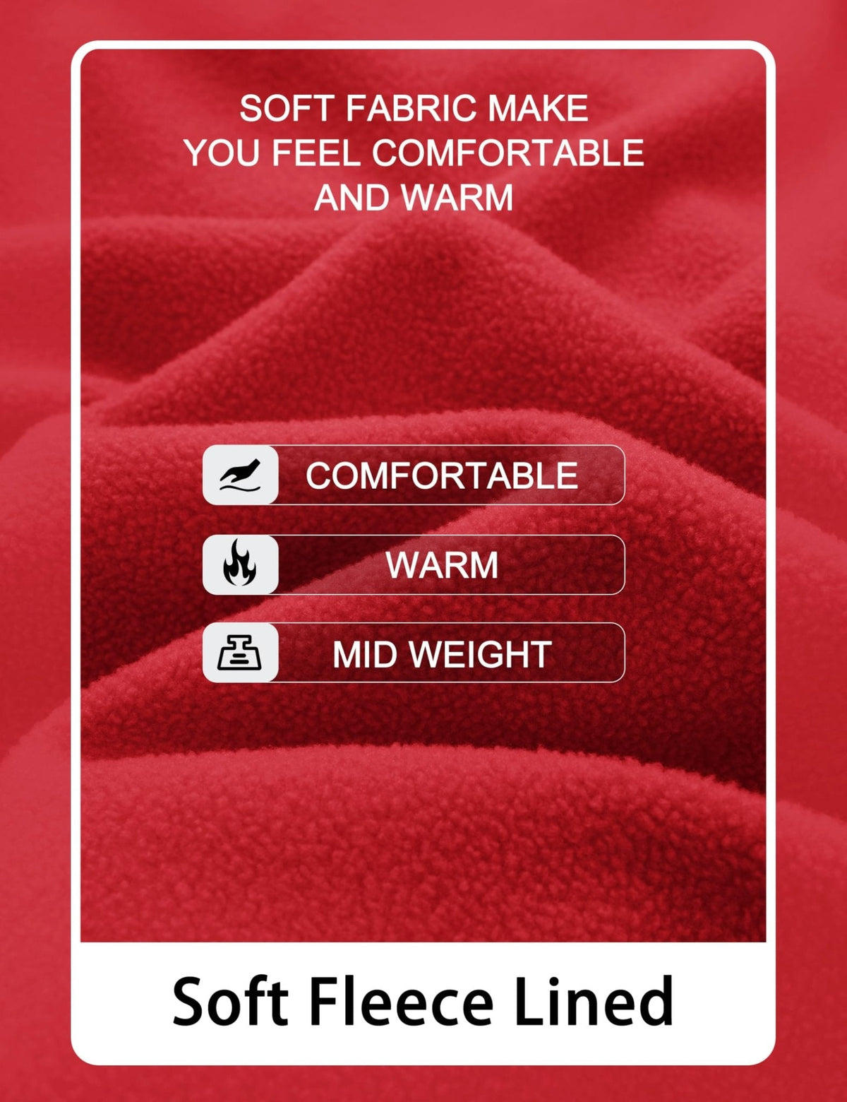 Men's Casual Fleece Lined Pullover Sweatshirts