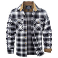 Men's Breathable Retro Casual Plaid Cotton Flannel Jacket