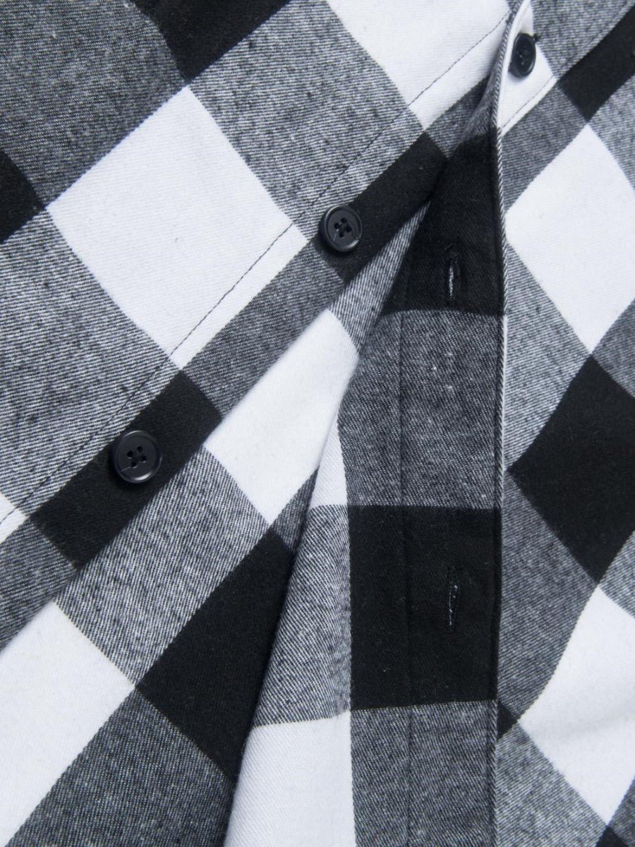 Men's Flannel Casual Lightweight Hoodies Jacket