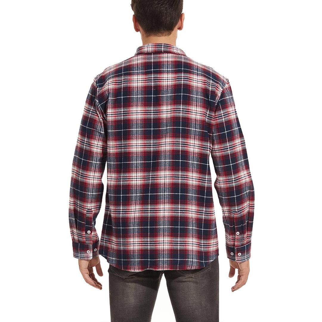 Men's Lightweight Plaid Classic Long Sleeve Flannel Jacket
