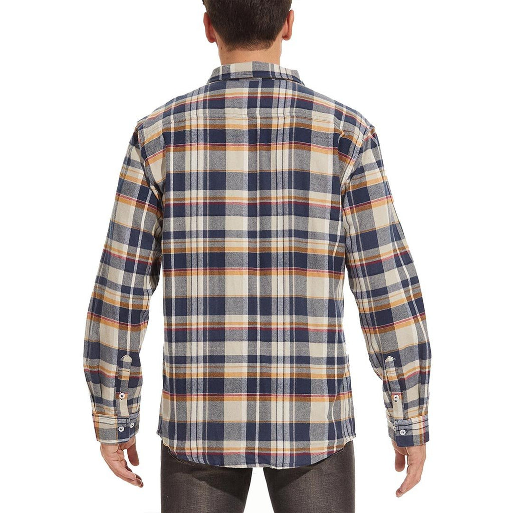 Men's Lightweight Plaid Classic Long Sleeve Flannel Jacket