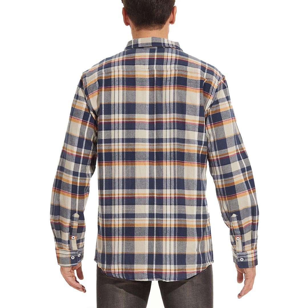 Men's Lightweight Plaid Classic Long Sleeve Flannel Jacket