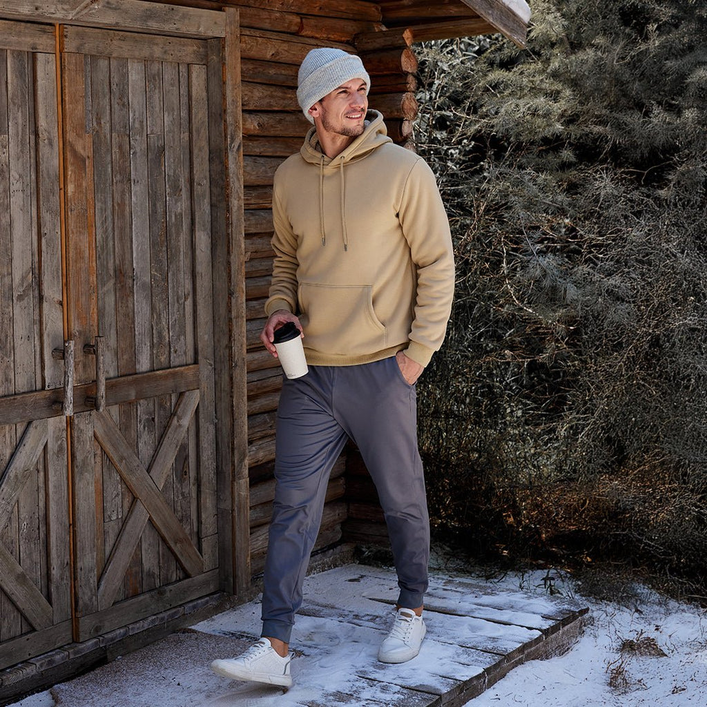 Men's Fleece Hoodie Thick Fleece Lined Sweatshirt