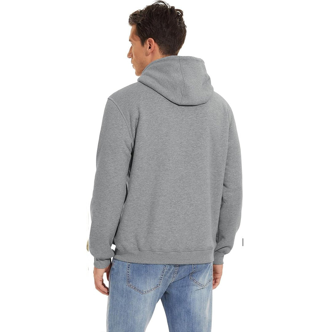 Men's Fleece Hoodie Thick Fleece Lined Sweatshirt