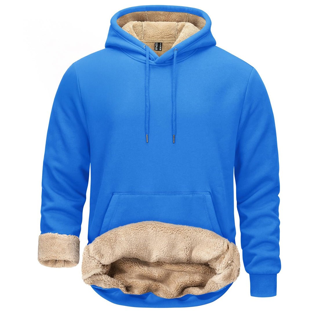 Men's Fleece Hoodie Thick Fleece Lined Sweatshirt