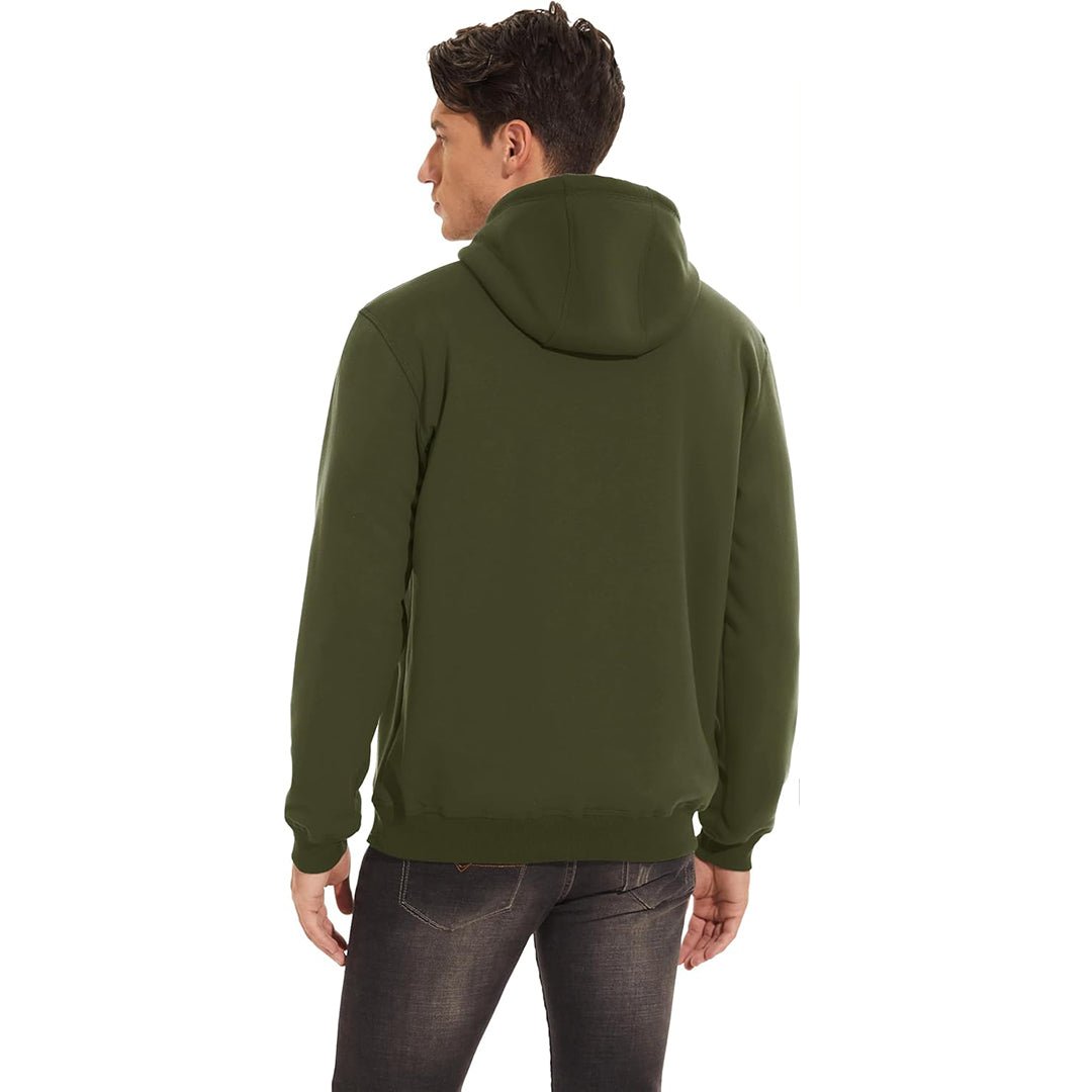 Men's Fleece Hoodie Thick Fleece Lined Sweatshirt