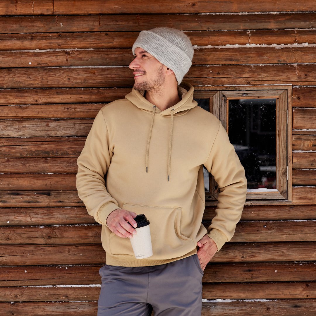 Men's Fleece Hoodie Thick Fleece Lined Sweatshirt