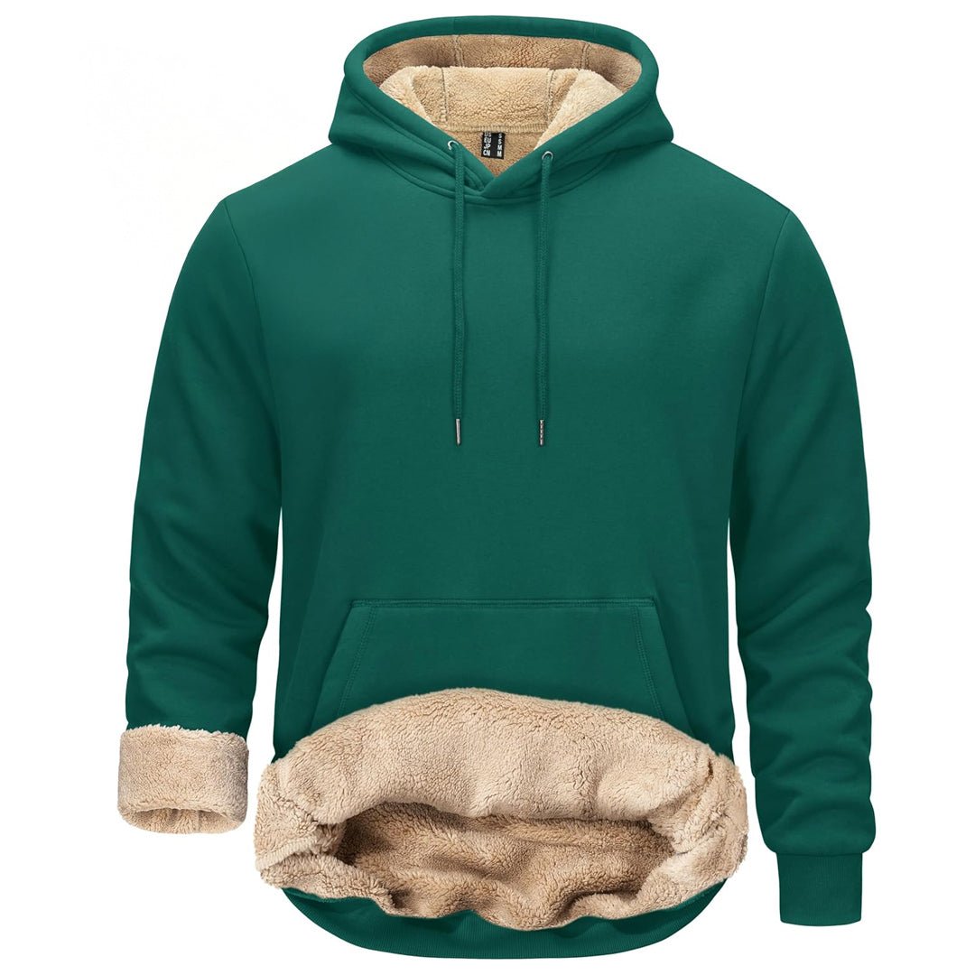 Men's Fleece Hoodie Thick Fleece Lined Sweatshirt