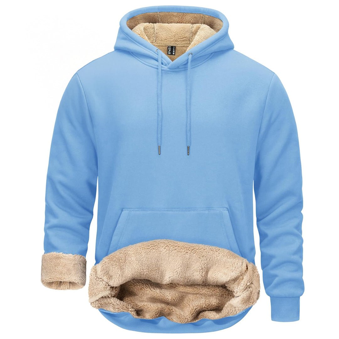Men's Fleece Hoodie Thick Fleece Lined Sweatshirt