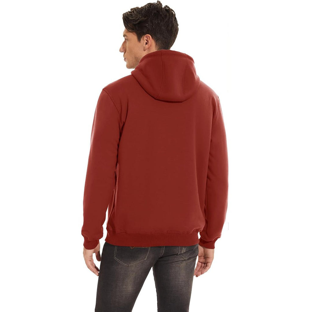 Men's Fleece Hoodie Thick Fleece Lined Sweatshirt