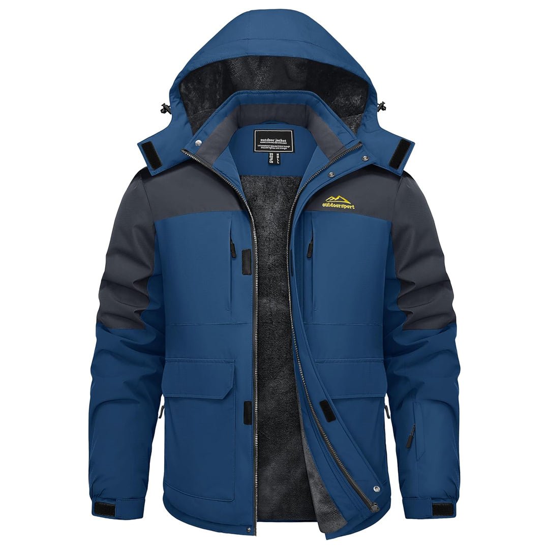 Fleece Lined Waterproof Winter Ski Jacket