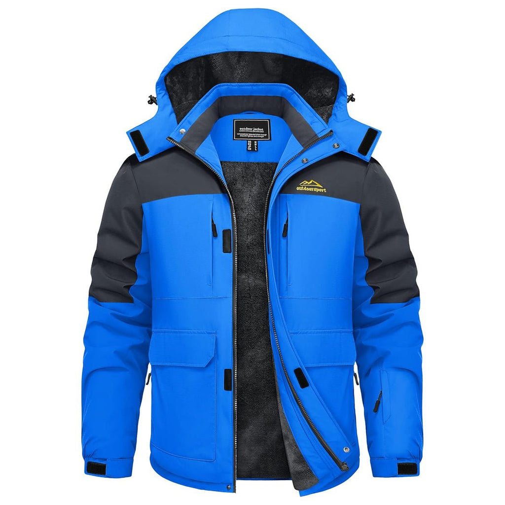 Fleece Lined Waterproof Winter Ski Jacket