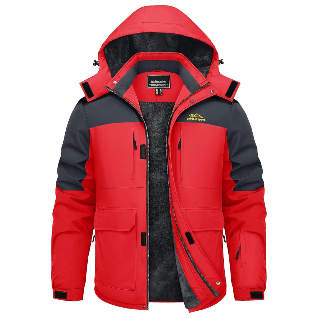 Fleece Lined Waterproof Winter Ski Jacket