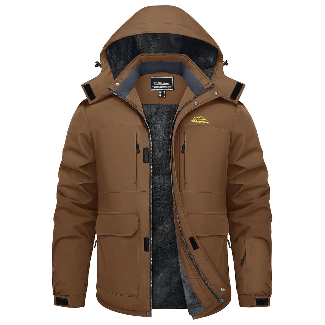Fleece Lined Waterproof Winter Ski Jacket