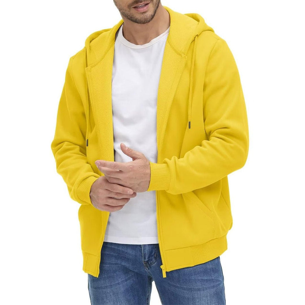 Men's Full Zip-Up Casual Active Hoodie